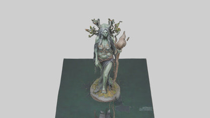 Forest Witch statue model 3D model
