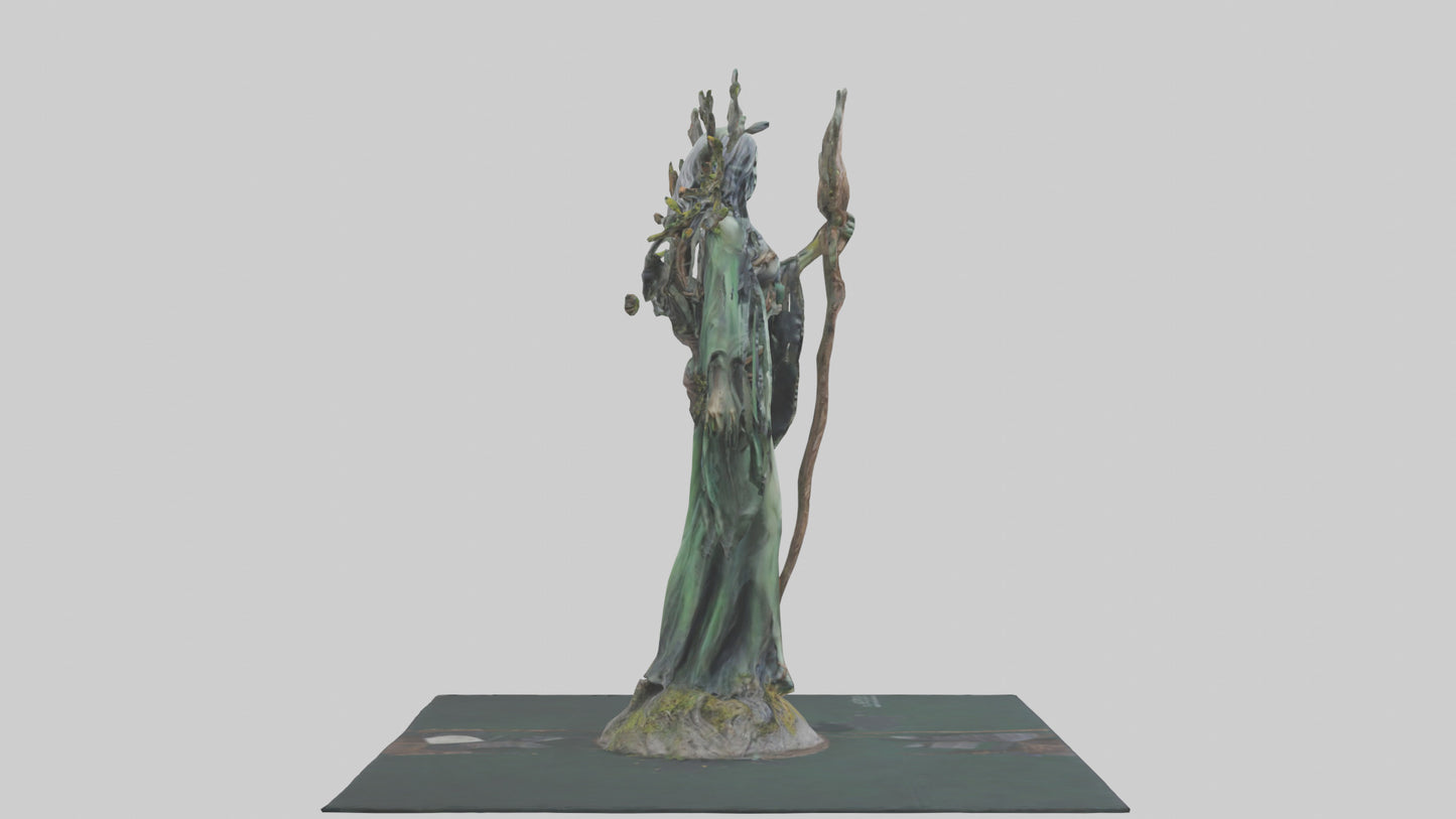 Forest Witch statue model 3D model