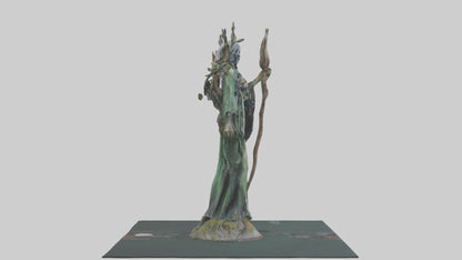 Forest Witch statue model 3D model