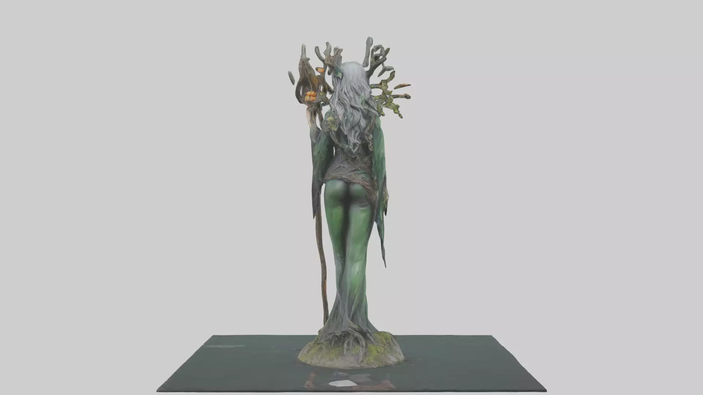 Forest Witch statue model 3D model