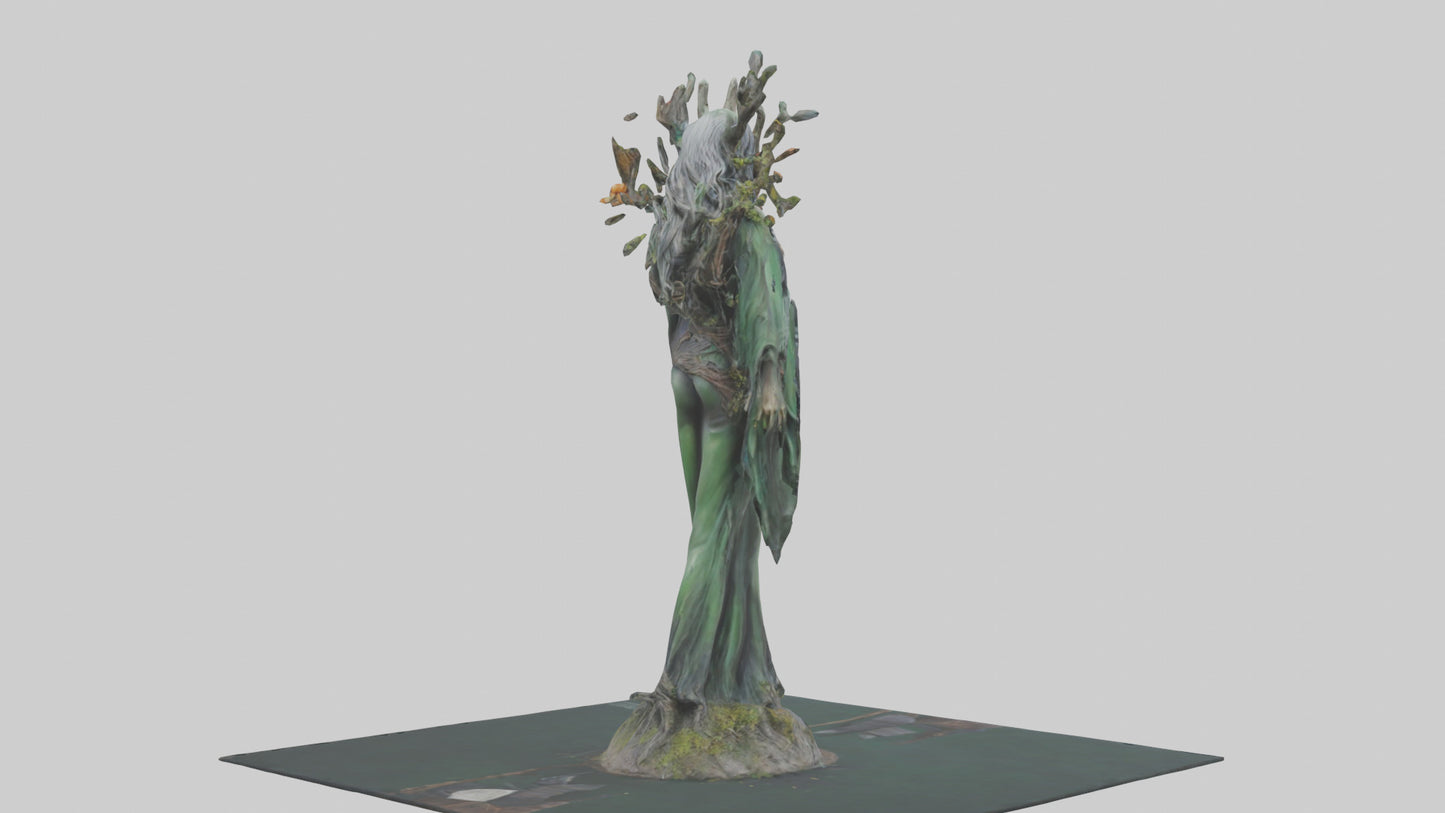 Forest Witch statue model 3D model