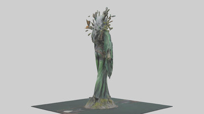 Forest Witch statue model 3D model