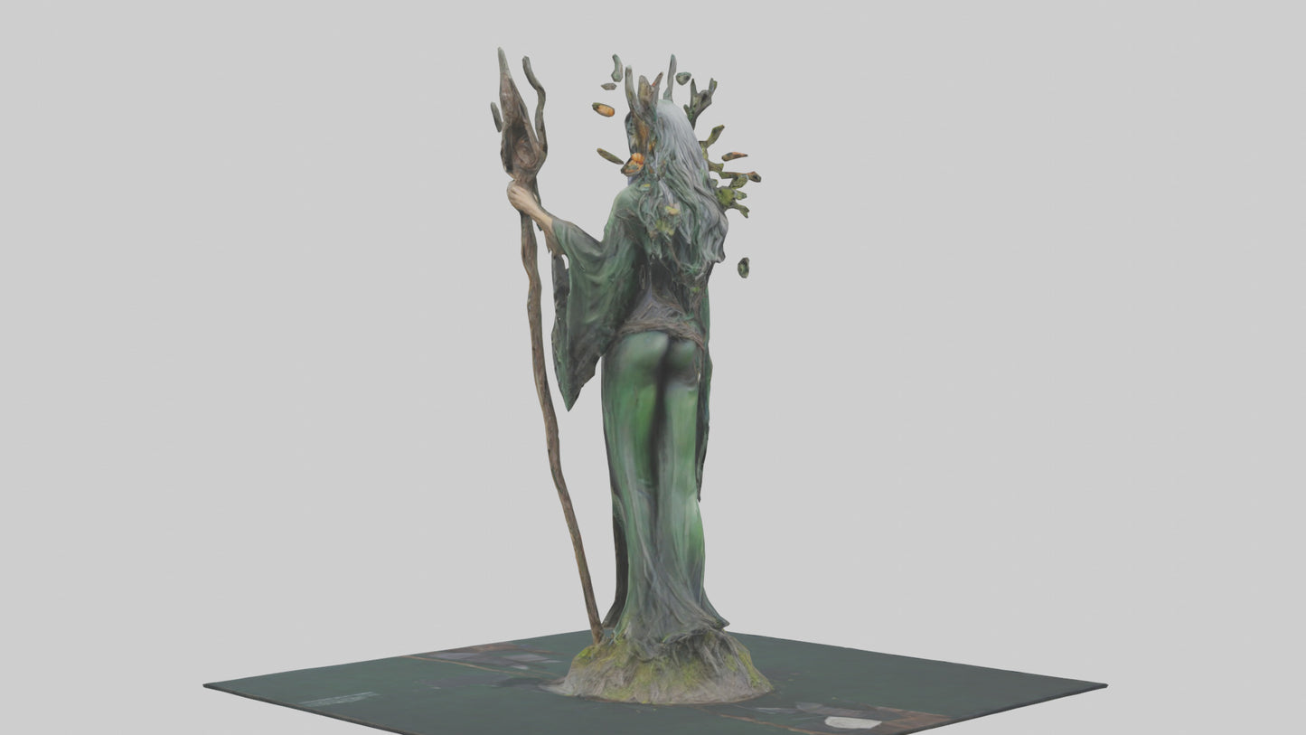 Forest Witch statue model 3D model