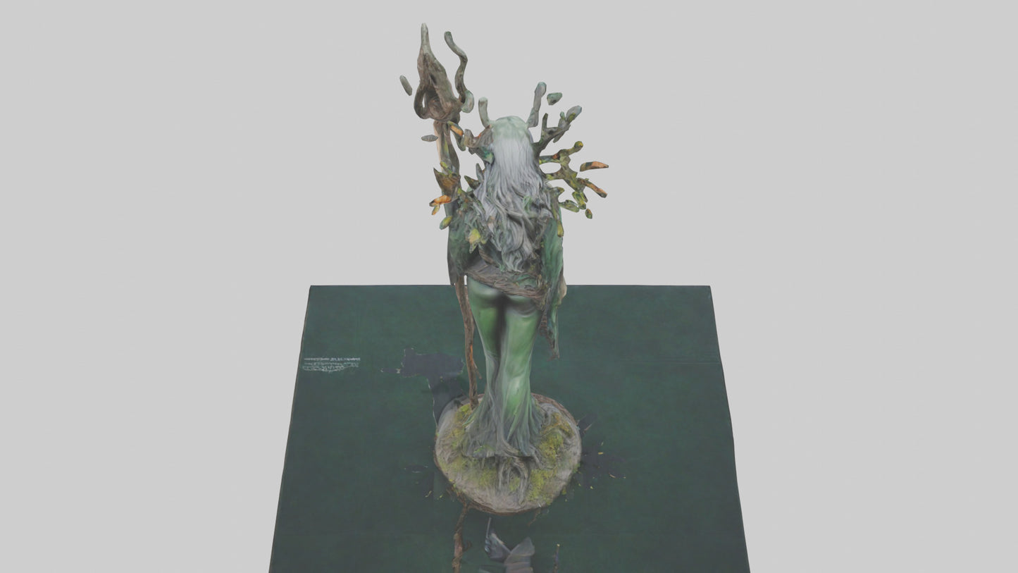 Forest Witch statue model 3D model