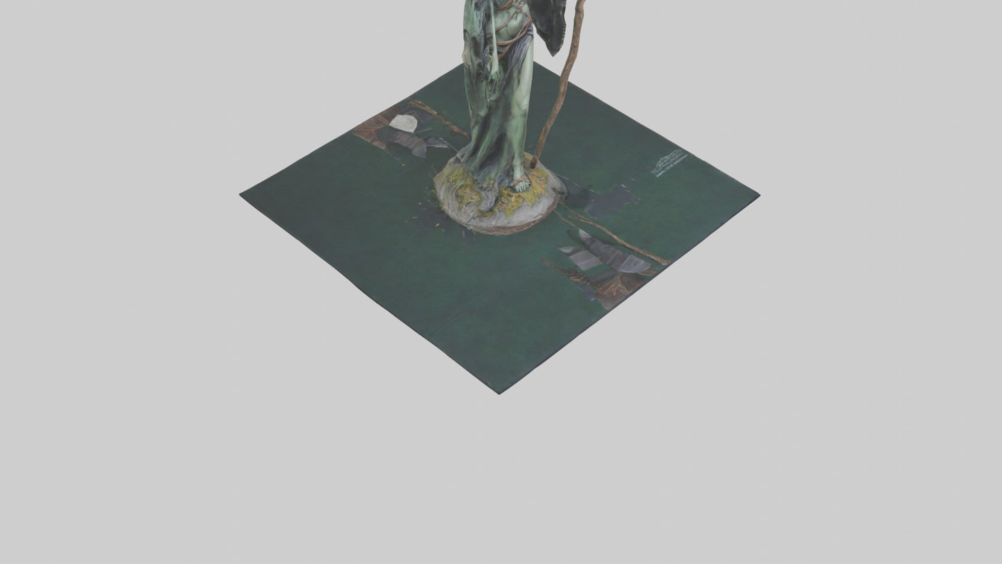 Forest Witch statue model 3D model