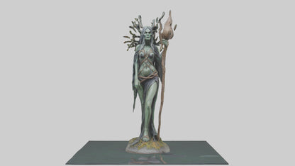 Forest Witch statue model 3D model