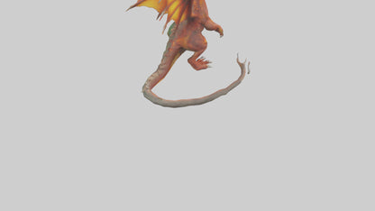 Forestfire Dragon model 3D model