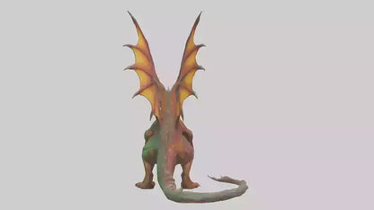Forestfire Dragon model 3D model