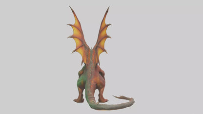 Forestfire Dragon model 3D model