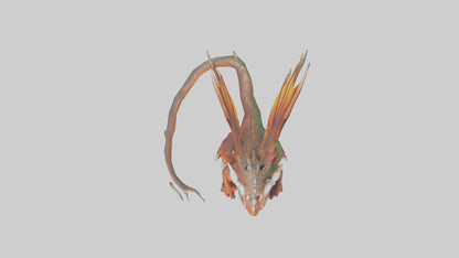 Forestfire Dragon model 3D model