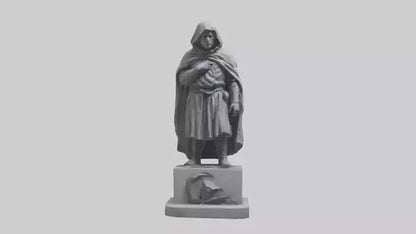 Forlorn Hero statue model VR / AR / low-poly