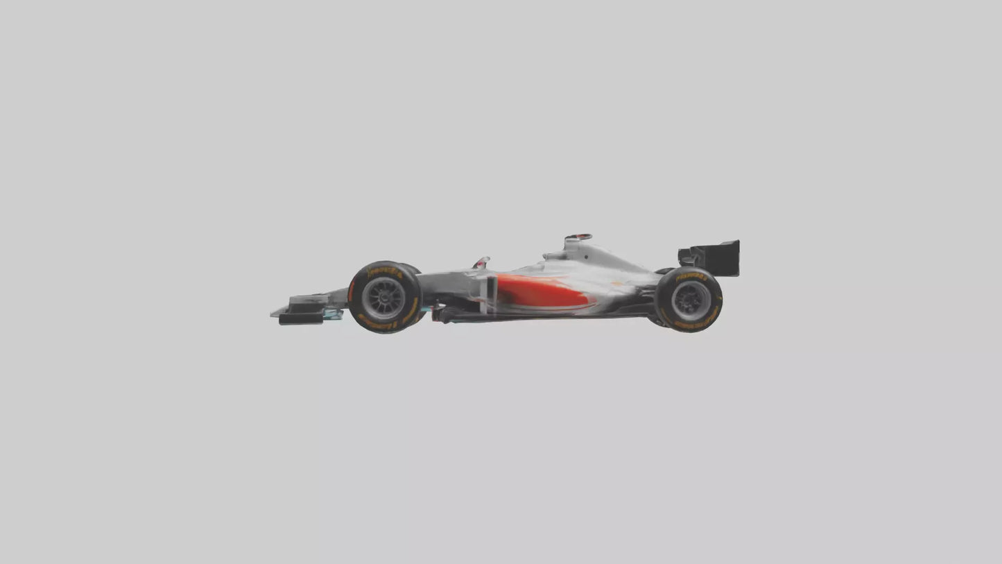 Formula 1 Racing Car model 3D model