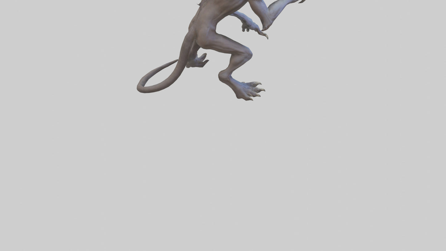 3D model Forsaken Beast model VR / AR / low-poly