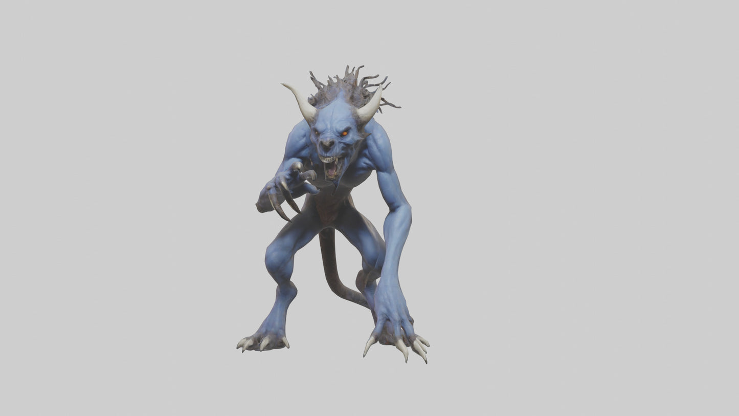 3D model Forsaken Beast model VR / AR / low-poly