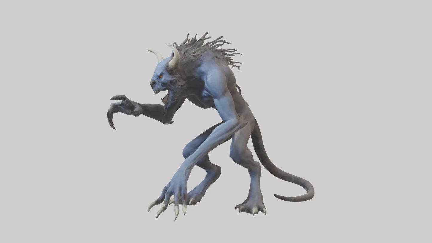 3D model Forsaken Beast model VR / AR / low-poly