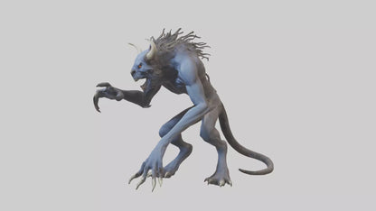 3D model Forsaken Beast model VR / AR / low-poly