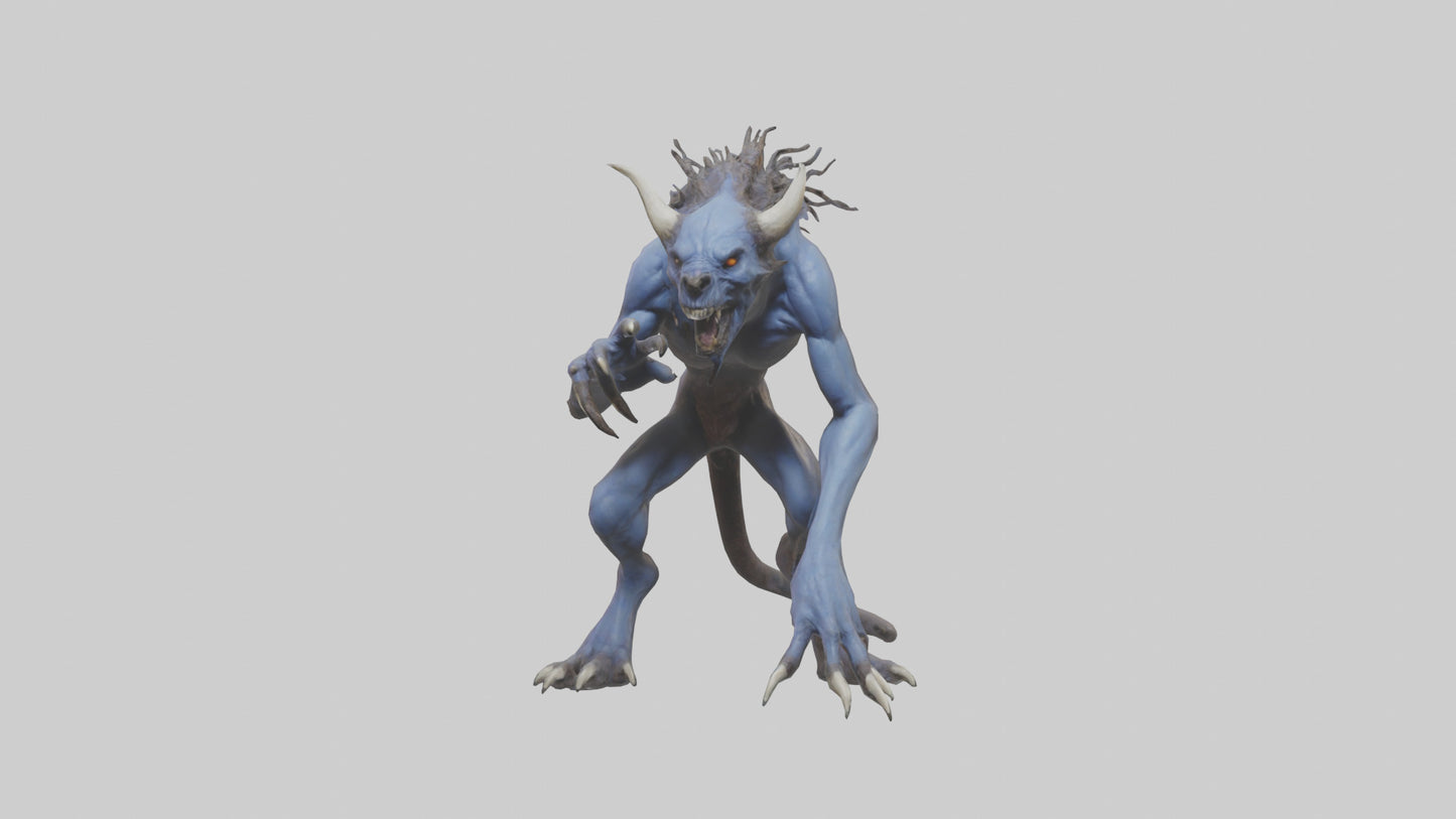 3D model Forsaken Beast model VR / AR / low-poly