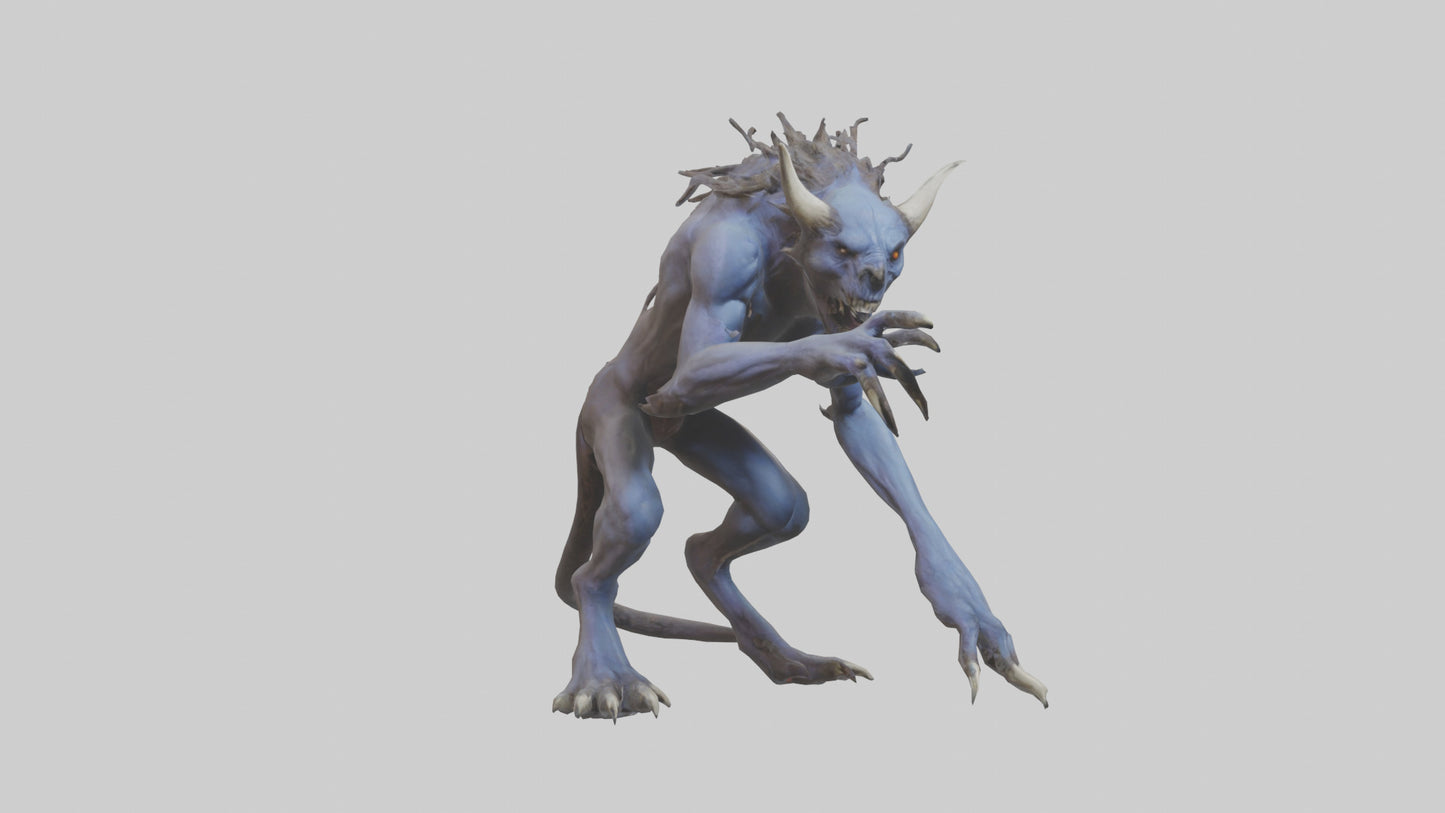 3D model Forsaken Beast model VR / AR / low-poly