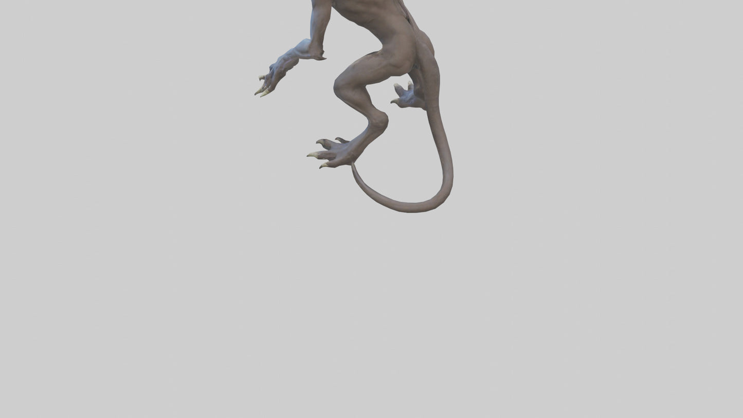 3D model Forsaken Beast model VR / AR / low-poly