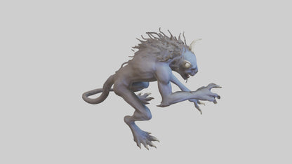 3D model Forsaken Beast model VR / AR / low-poly