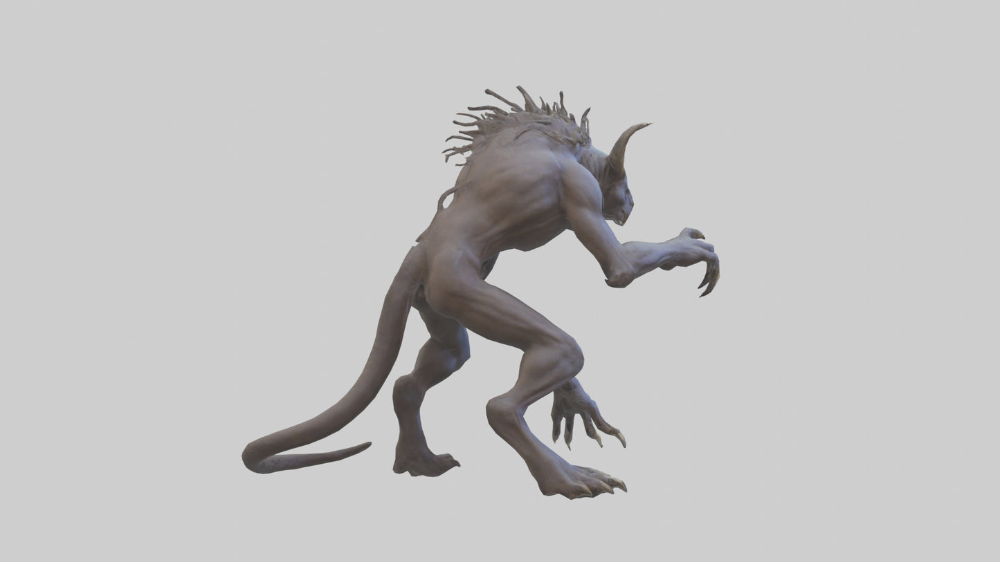 3D model Forsaken Beast model VR / AR / low-poly