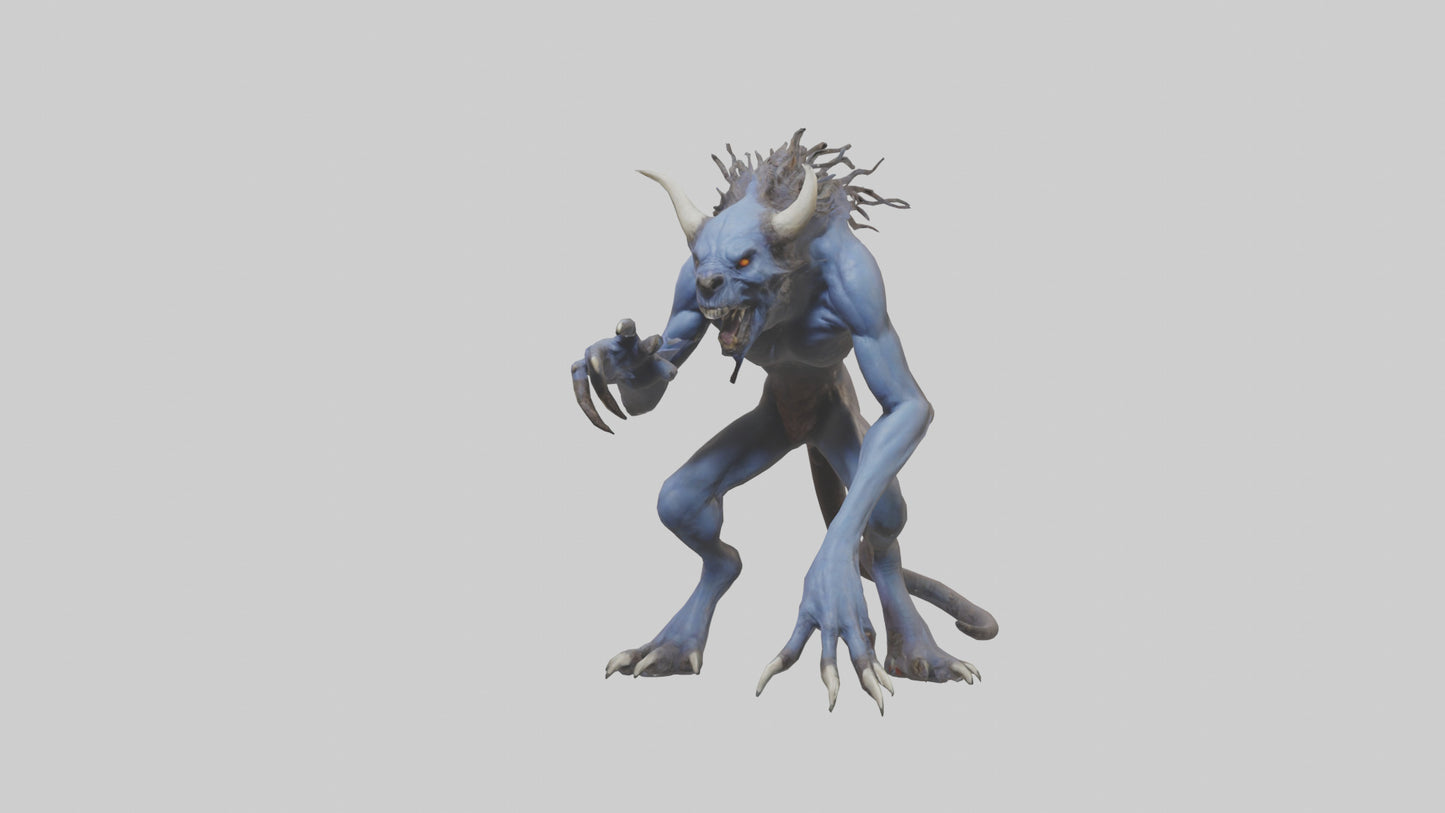 3D model Forsaken Beast model VR / AR / low-poly
