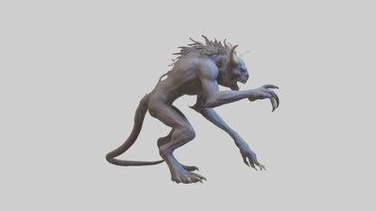3D model Forsaken Beast model VR / AR / low-poly