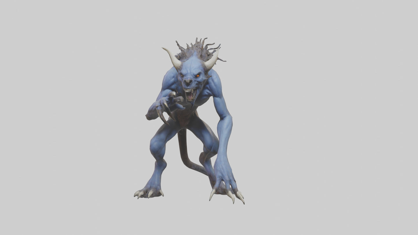 3D model Forsaken Beast model VR / AR / low-poly