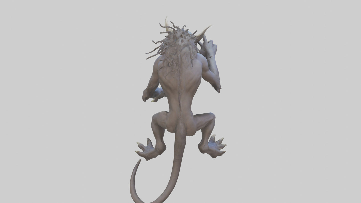 3D model Forsaken Beast model VR / AR / low-poly
