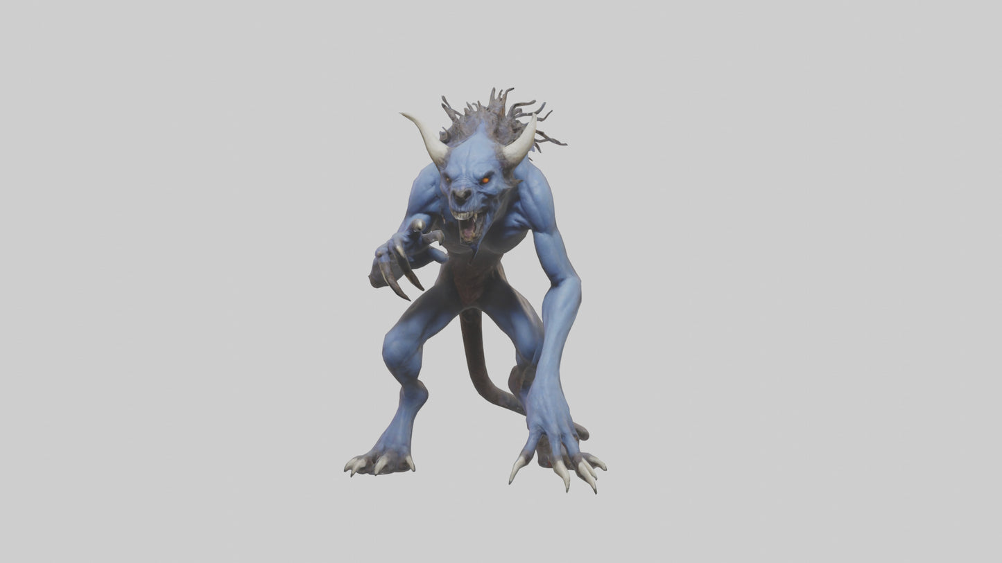 3D model Forsaken Beast model VR / AR / low-poly