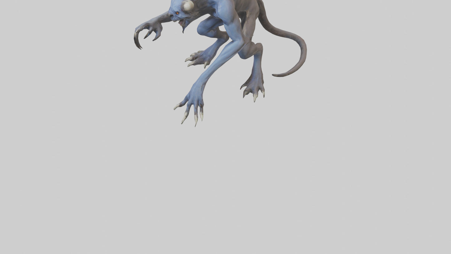 3D model Forsaken Beast model VR / AR / low-poly