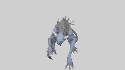 3D model Forsaken Beast model VR / AR / low-poly