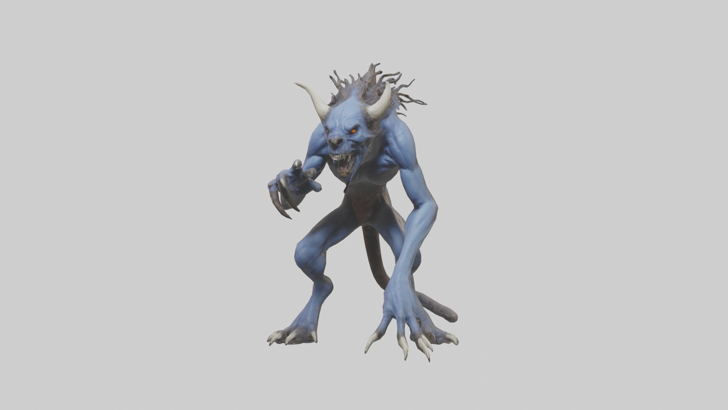 3D model Forsaken Beast model VR / AR / low-poly