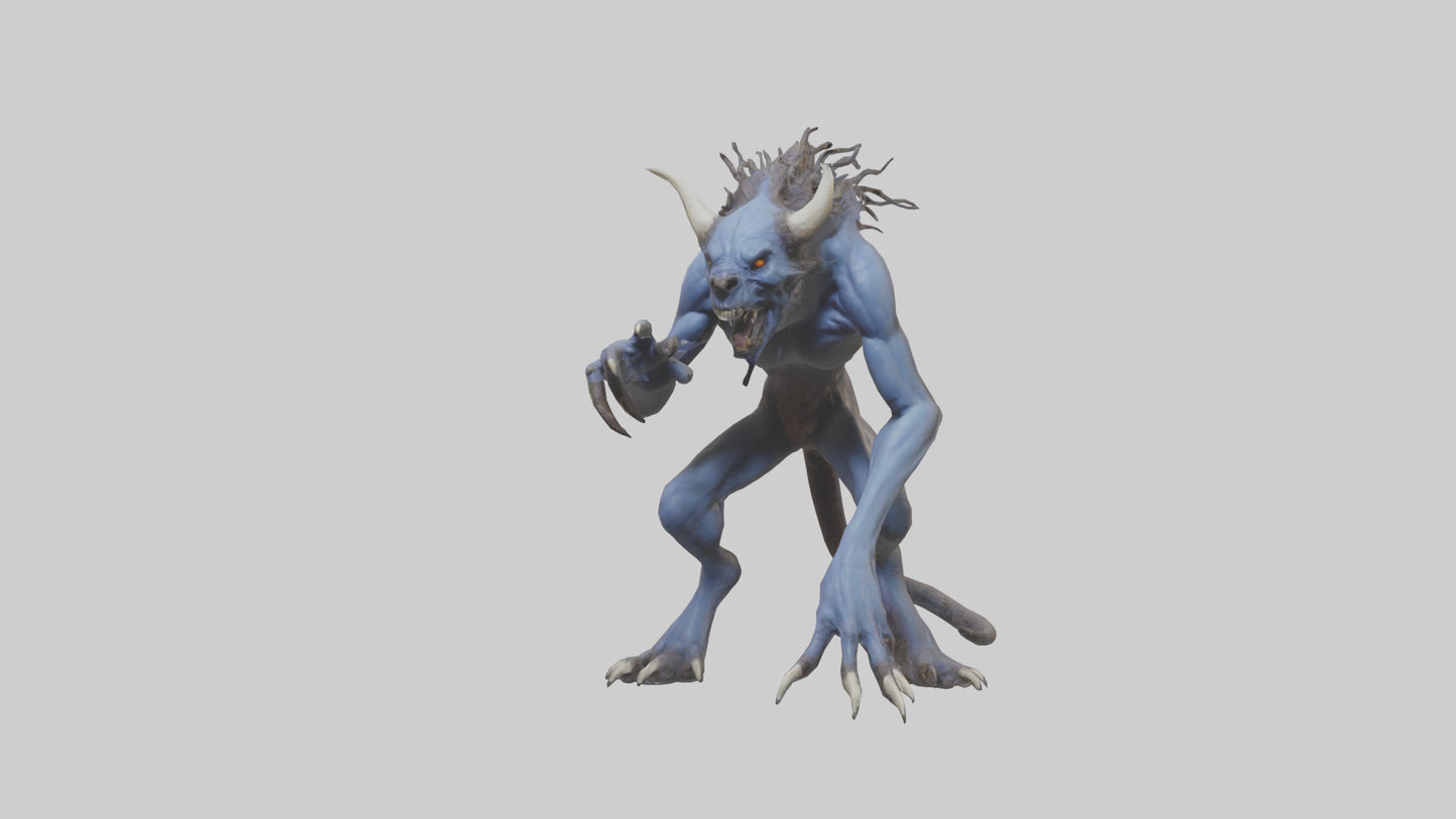 3D model Forsaken Beast model VR / AR / low-poly