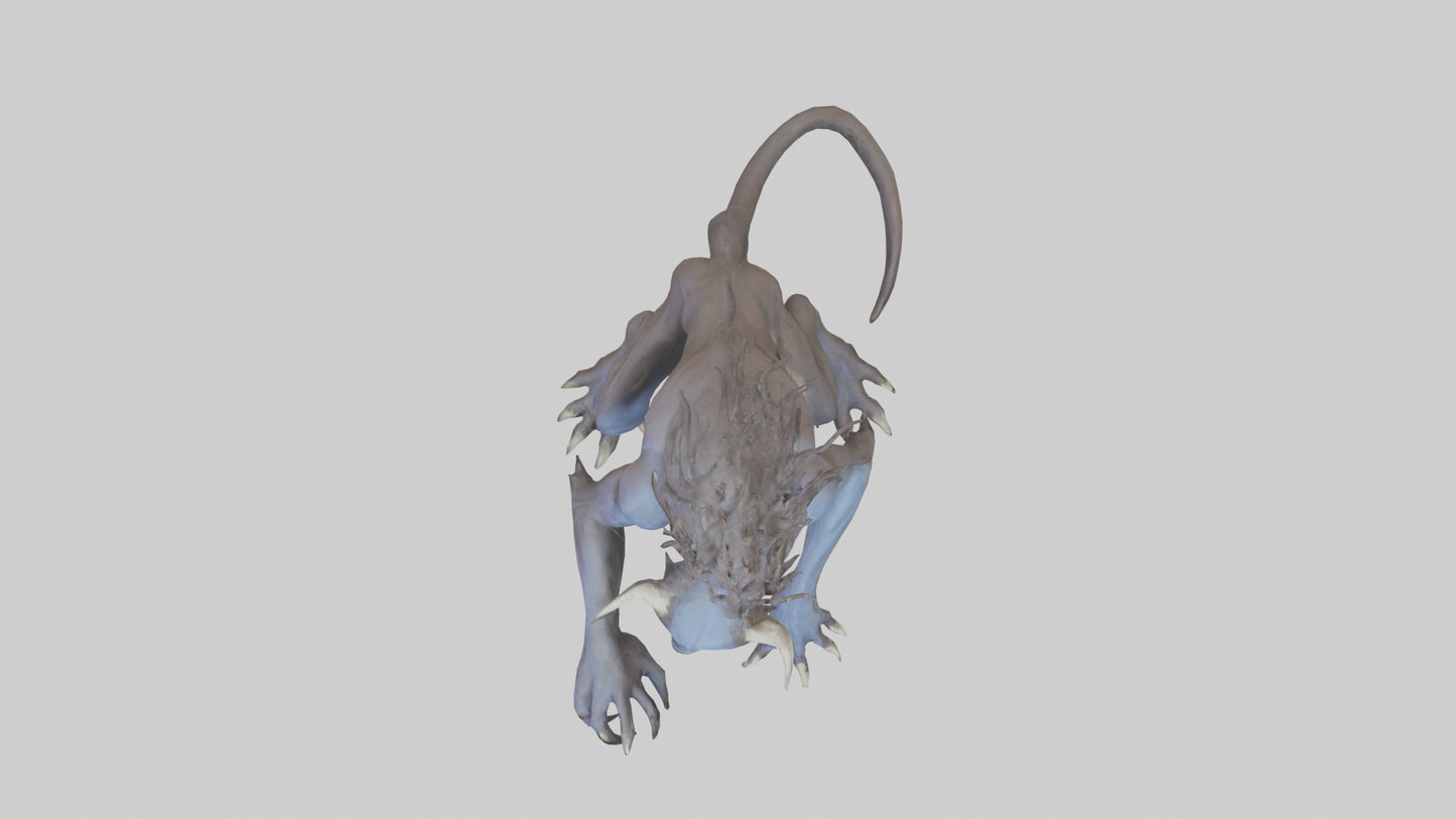 3D model Forsaken Beast model VR / AR / low-poly