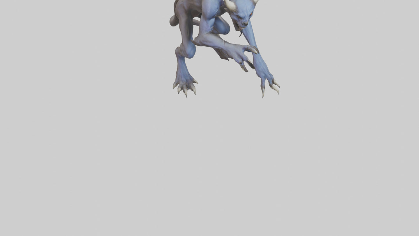 3D model Forsaken Beast model VR / AR / low-poly
