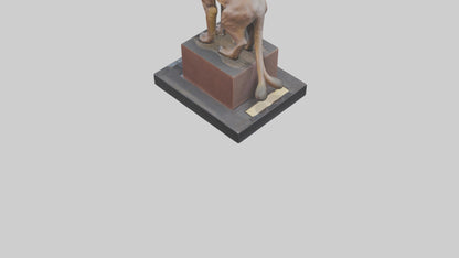 Fossa statue model 3D model