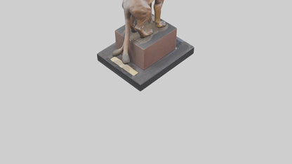 Fossa statue model 3D model