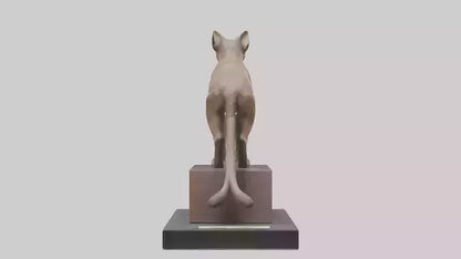 Fossa statue model 3D model