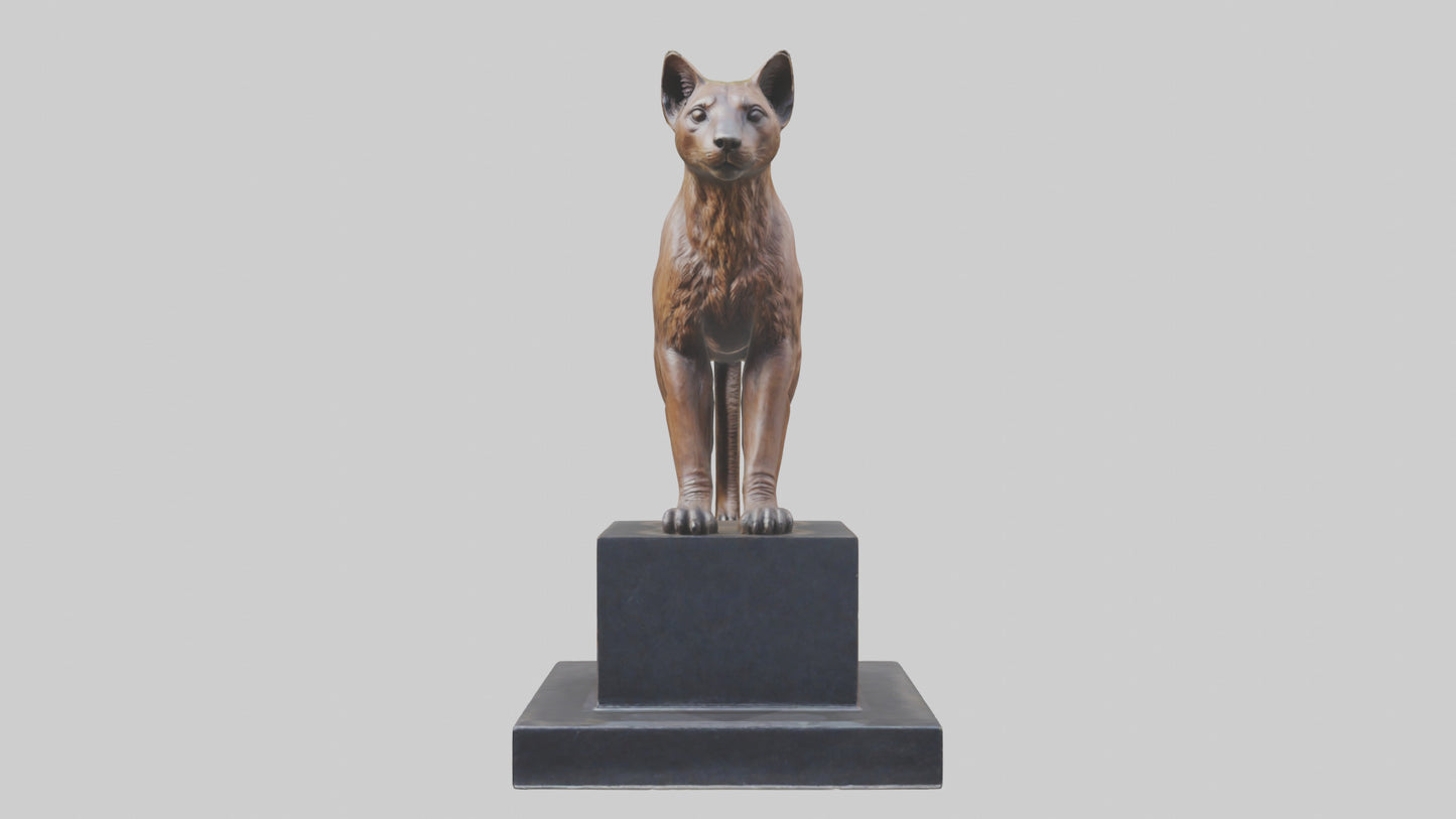 Fossa statue model 3D model
