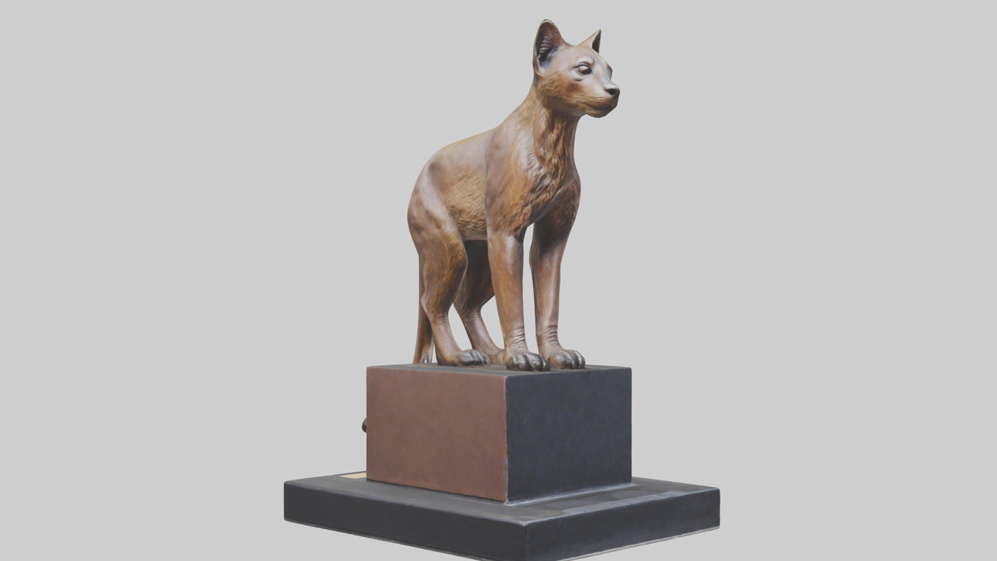 Fossa statue model 3D model