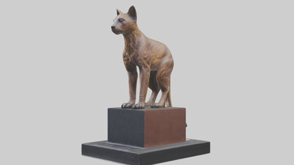 Fossa statue model 3D model