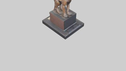 Fossa statue model 3D model