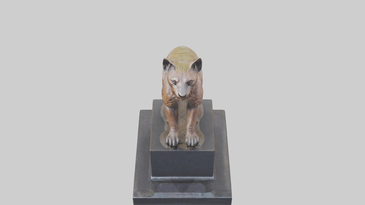 Fossa statue model 3D model