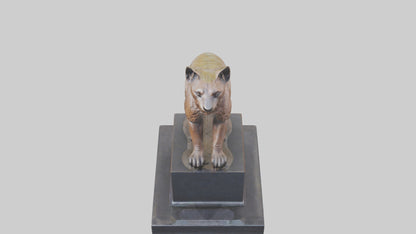 Fossa statue model 3D model