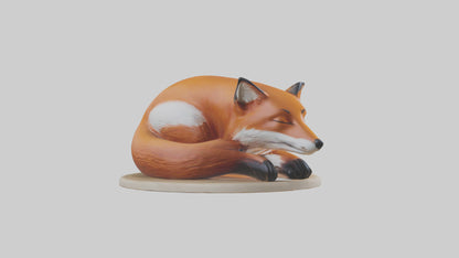 Fox sleeping model 3D model