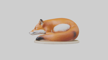 Fox sleeping model 3D model