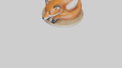 Fox sleeping model 3D model
