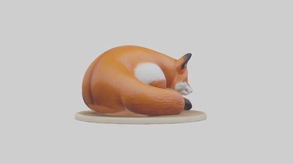 Fox sleeping model 3D model