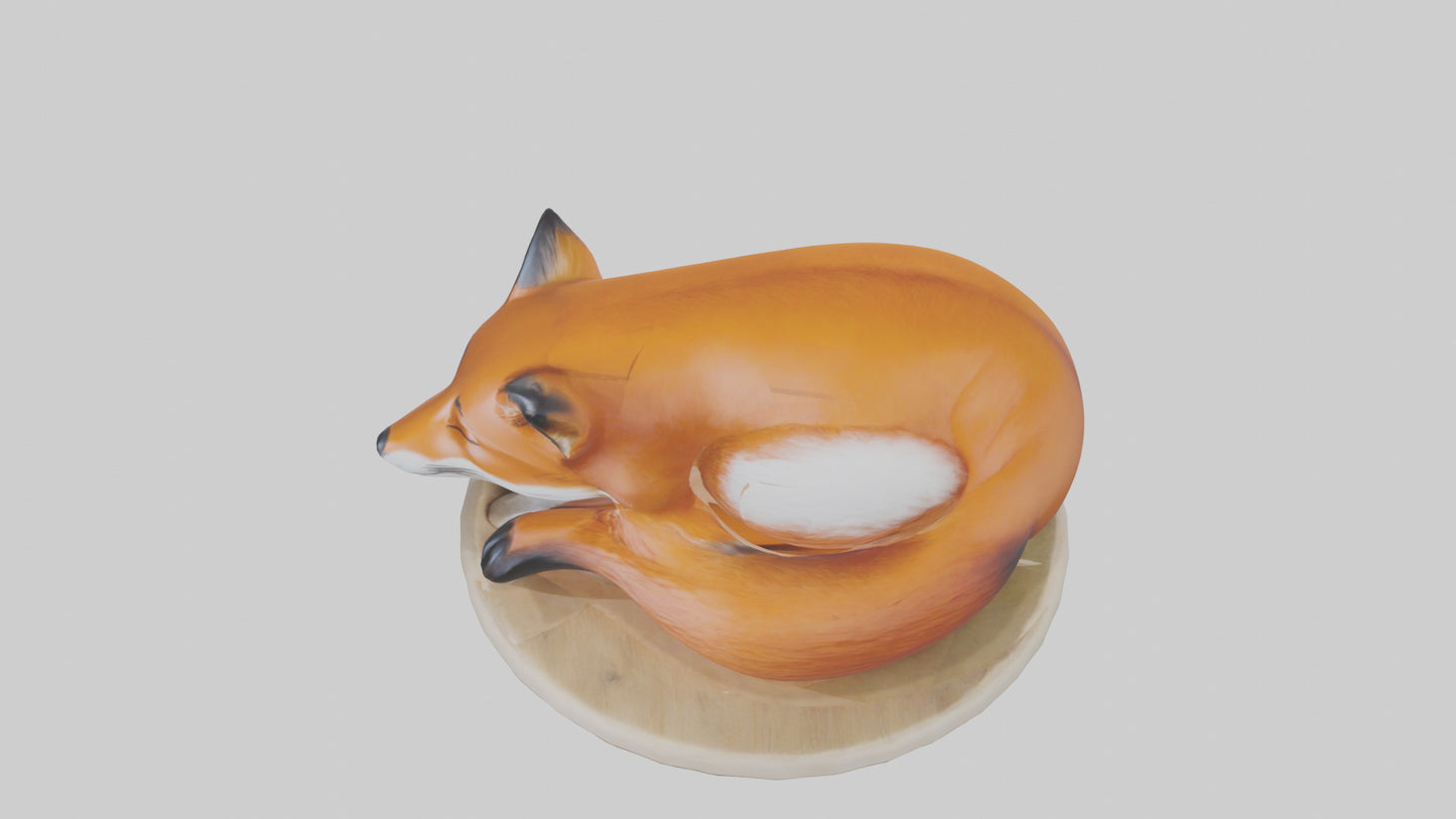 Fox sleeping model 3D model